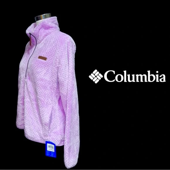 Columbia Fire Side II Sherpa Fleece Lavender Jacket - Picture 4 of 9